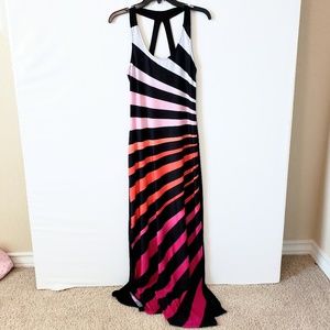 BAILEY BLUE Striped Sleeveless Maxi Dress